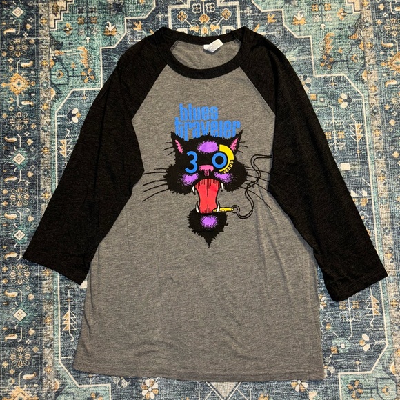 💎RARE💎🆕BLUES TRAVELER 30th Anniversary Tour T-Shirt, Size Unisex Small - Picture 2 of 9